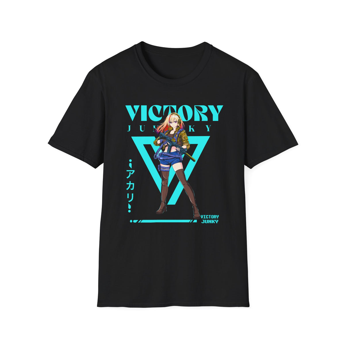 Akari Tactical Waifu| Front Print T-Shirt
