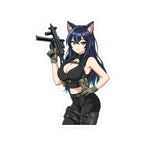 Up-Armored Catgirl Enjoyer Sticker
