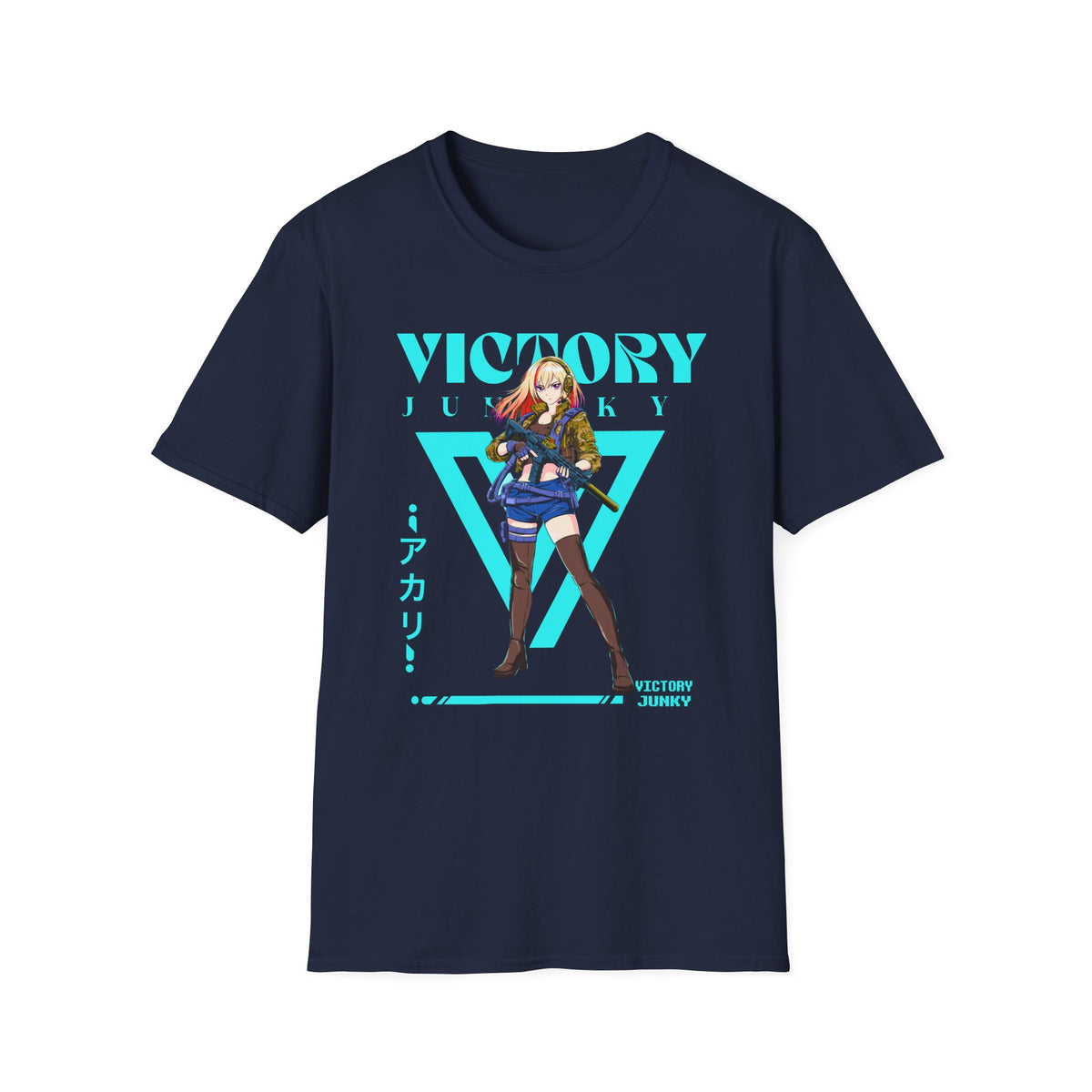 Akari Tactical Waifu| Front Print T-Shirt