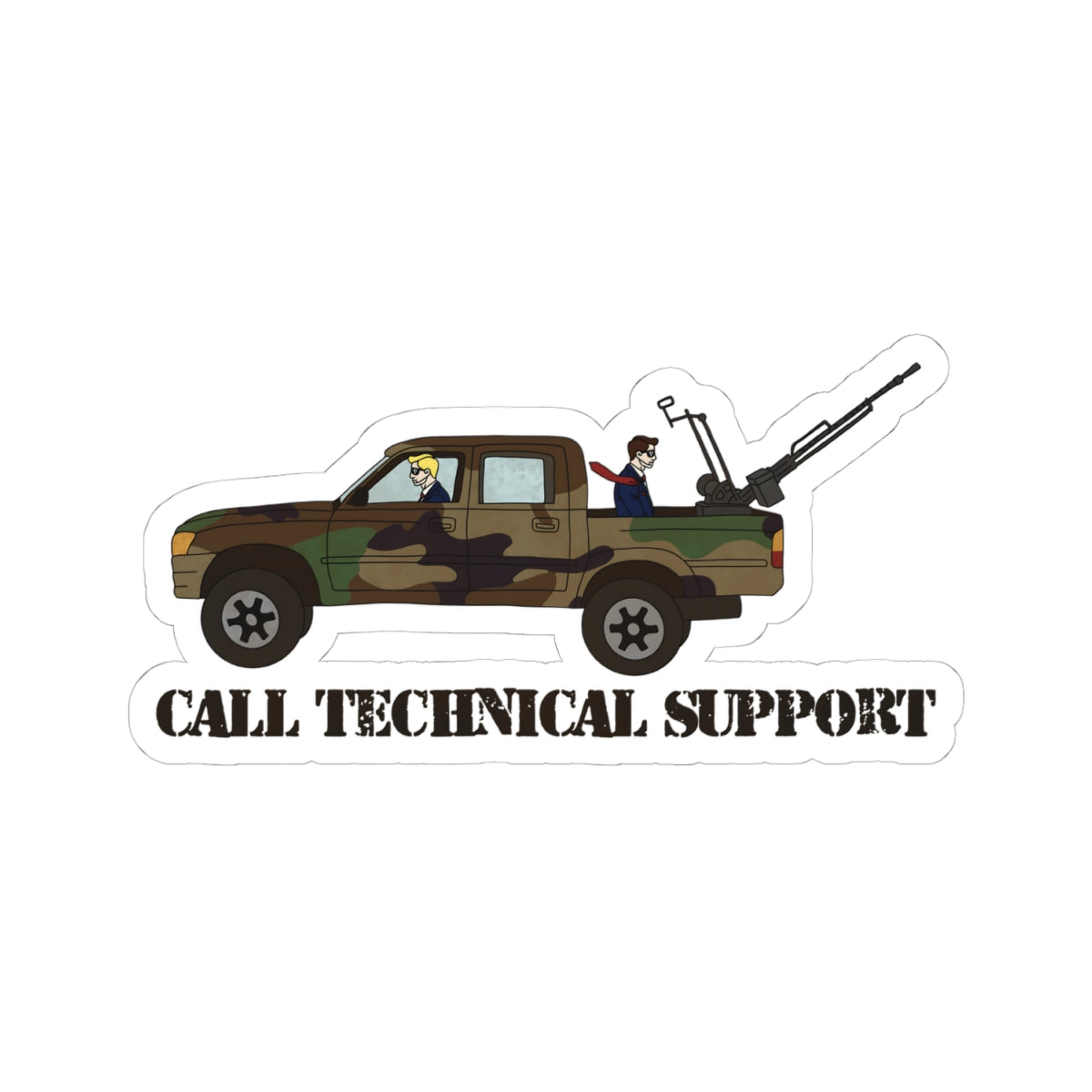 Call Tech Support | Sticker