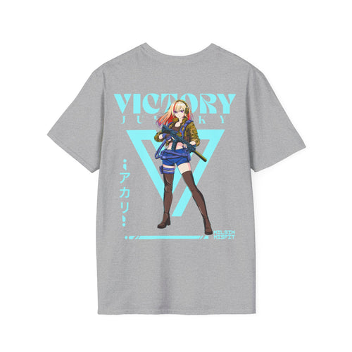 Akari Tactical Waifu| Back Print T-Shirt