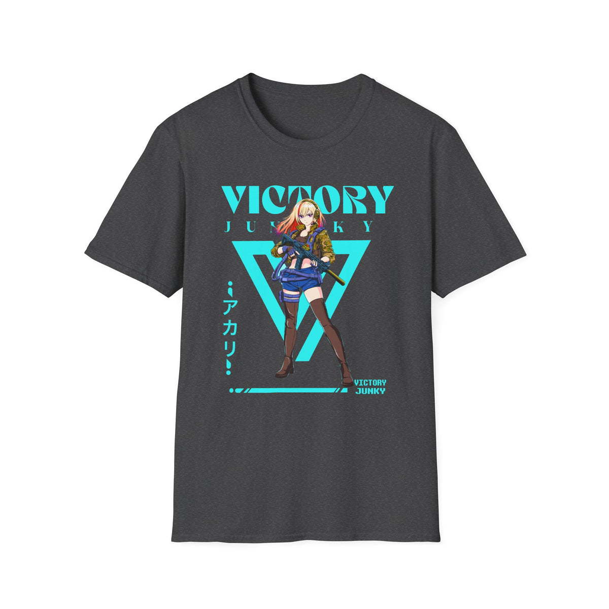 Akari Tactical Waifu| Front Print T-Shirt