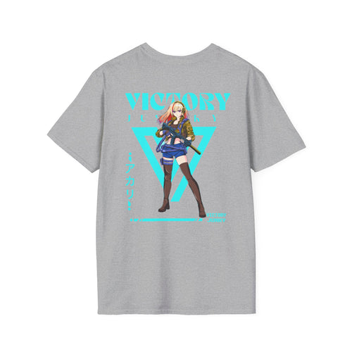 Akari Tactical Waifu| Back Print T-Shirt