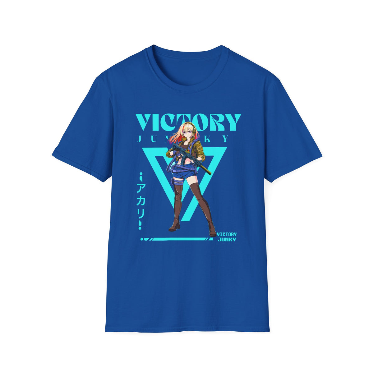 Akari Tactical Waifu| Front Print T-Shirt