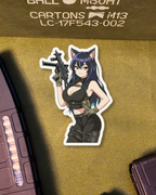 "Catgirl Enjoyer" Sticker